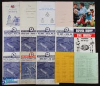 UK Services Selection: Rugby Programmes (15): Navy v Army 1952, 72, 73 & 78; Army v RAF 1972 & 73;