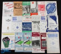 Selection of football programmes 1962/63 Dundee v AC Milan (European Cup s/f), 1958/59 Rangers v