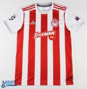 Daniel Podence No 10 Olympiacos Piraeus 2019/20 Champions League home match issue football shirt -