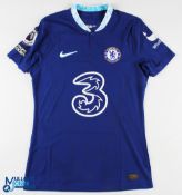 Mykhailo Mudryk No 15 Chelsea 2022/23 home match issue football shirt - Nike / 3, PL No Room for
