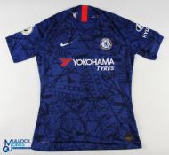 Tammy Abraham No 9 Chelsea 2019/20 home match issue football shirt - Nike / Yokohama Tyres,