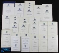 1973-2003 Scotland v Ireland Rugby Dinner Menus etc (33): Terrific selection of dinner & lunch