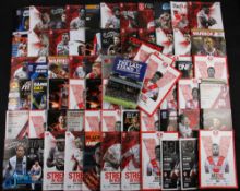 2016 & 2017 St Helen's Rugby H & A League Programmes (c.70): A boxful of the Saints' issues for