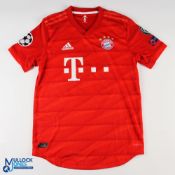 Phillipe Coutinho No 10 Bayern Munich 2019/20 Champions League home match issue football shirt -