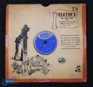 1957 'The Manchester United Calypso' 78 rpm record on the ORIOLE label by Edric Connor (and the