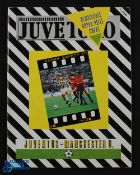 1983/84 Juventus v Manchester Utd European Cup Winners Cu s/f match programme; good. (1)