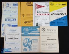 Collection of Swiss clubs' match programmes to include 1955/56 Young Boys v Lausanne Sports, 1959/60