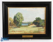 Barker, Madeline Graham (Exh 1918-1931) RA, RMS, ROI - oil on board titled 