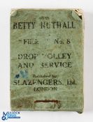 Tennis Flicker Book no.8 - Miss Betty Nuthall drop Volley and Service c1920s published by Slazengers