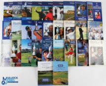 1983-2012 The Open Golf programmes, almost a complete run missing years of 1988 and 2011, most are