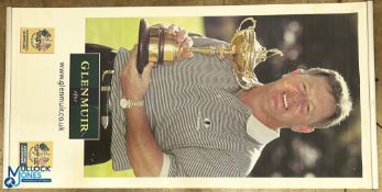 2x Official Golf Advertising Display Posters, of a large 2006 Ryder Cup, Glenmiur European tour