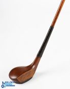 Fine Harry Vardon Signature Special Scare Head Brassie with full brass Sole Plate and fitted with