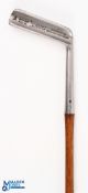 Percival & Whitcombe Patent 'Per-Whit' semi-circular blade putter c1926 showing clear maker's