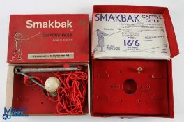 2x Smakbak Captive Golf Training aids, both in original boxes