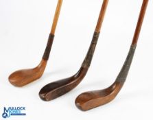 3x Replica Putters Stamped Tom Morris and 2x R Forgan