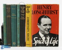 Period Henry Longhurst Golf Books, a good selection to 1963 include Spice of Life - first end page