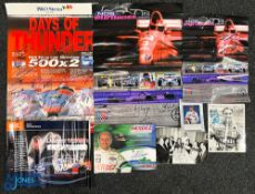 F1 Motorsports Signed Photographs, Posters, a mixed lot to include a Nigel Masell signed B7W