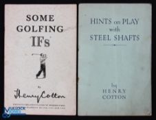Henry Cotton Golfing Handbooks (2) to incl 