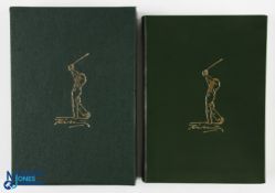 Harold Riley - Rare 1997 Ryder Cup Valderrama ltd ed signed Leather and Gilt Bound Sketch Book -