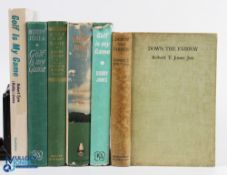Collection of Bobby Jones Golf Books (6) 4x variations 