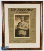 Brown, Michael James A Life Association of Scotland 1909 calendar Featuring a black and white print