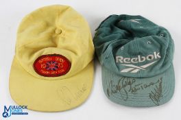 1973 British Open Troon Golf Club Lee Trevino signed baseball cap with 1973 British Open badge, 1973