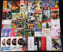 Cricket Programmes, Scorecards, Tickets, Handbook, a good collection of Test match and County