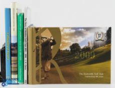 Golf Histories & Centenary Books to include Lindrick Golf Club 1891-1979 J Arthur Colver 1980,