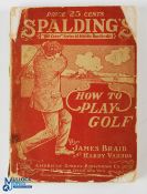 Scarce James Braid and Harry Vardon American Edition - 