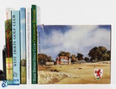 6x Golf Club Histories & Centenary Book, to include Warwickshire County Golf 1906-2006, West Herts