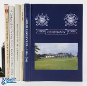 Golf Histories & Centenary Books to include Carlisle City 1908-2008 Centenary, Golf in Silloth