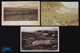 Interesting Collection of Braid Hills Golfing Tournament Postcards (3) to incl rare ladies Golf