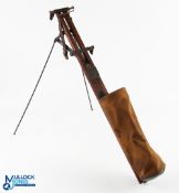 Osmond's Patent Automaton Golf Club Caddie c1893 - c/w makers brass plaque, missing its original