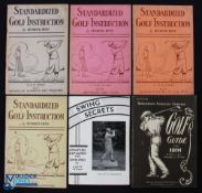 Interesting Collection of 1930s US and British Golf Instruction Hand Books (6) Collection of 4