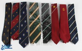 Collection of Various Golf and Golf Club Ties (8) South Herts GC; Nomads GS (Jersey); 1988 S.W.G.