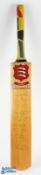 c1996-1998 Essex Multi Signed Cricket Bat, with 16 team signatures
