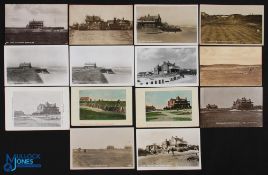Collection of Early Brancaster (RWNGC) Golfing Postcards from 1906 onwards (14) - a good cross