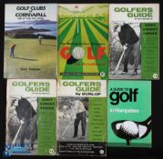 Collection of Various Golfers Guide to Counties et al from 1949 onwards (6) to incl 1949 'Golf in