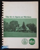 Rare 1971 Official US Open Golf Championship Press Media Information Booklet - played at Merion