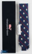 2016 Ryder Cup Hazeltine US Vineyards Vine (Martha's Vinyard) Silk Tie - c/w makers labels and