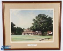 Michael Burnett colour Golf Print 
