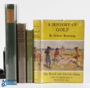 Period Golf Books, to include a 1936 2nd printing - The Par Golf Swing signed by Alfred Padgham, H/