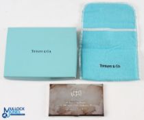 Scarce 1995 Ryder Cup Oak Hill Players Silver Plate Tiffany & Co Business Card Holder - gift from