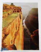 Loyal H Chapman Set of 4 Imaginary Colour Golfing Prints of the 4 most difficult golf holes in the