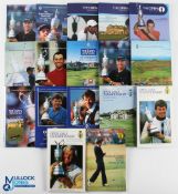 1985-2006 The Open Golf Programmes - to include 1985, 1987-1991, 1993, 1996, 1997-2002, 2004-2006