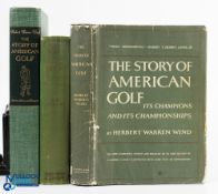 Collection of Early Classic American Golf History Books (3) - 2x Herbert Warren Wind 
