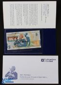 Jack Nicklaus signed Royal Bank of Scotland £5 bank note issued to commemorate Jack Nicklaus 40th