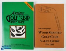 Georgiady, Pete Golf Club Price Guides (2) to incl Antique Golf club Price Guide 1st ed 1991 c/w