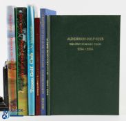 6x Golf Club Histories & Centenary Book, to include Aldeburgh Golf Club The First Hundred Years