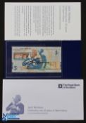 Jack Nicklaus signed Royal Bank of Scotland £5 bank note issued to commemorate Jack Nicklaus 40th